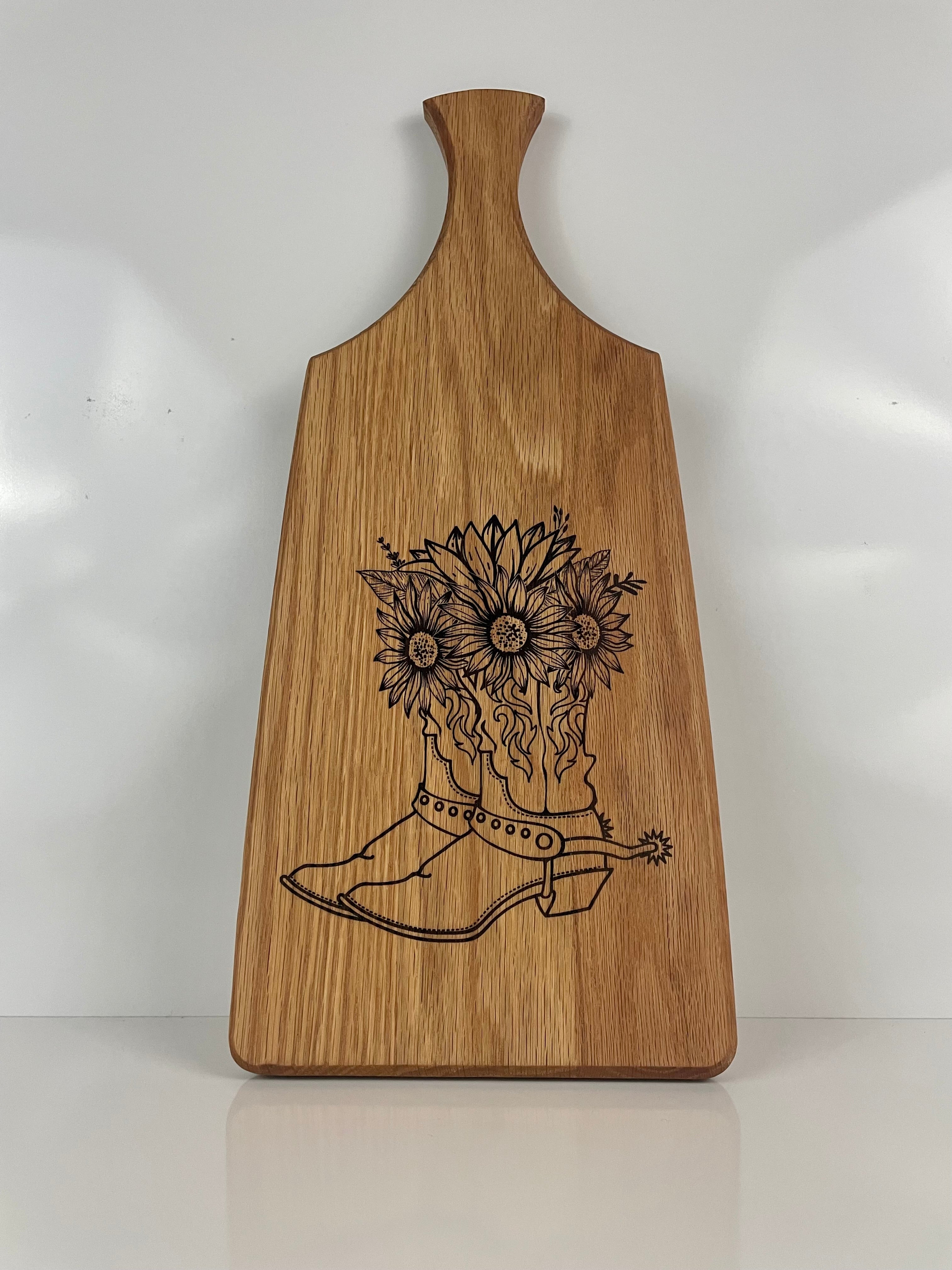 Boot and Flower Decor Board
