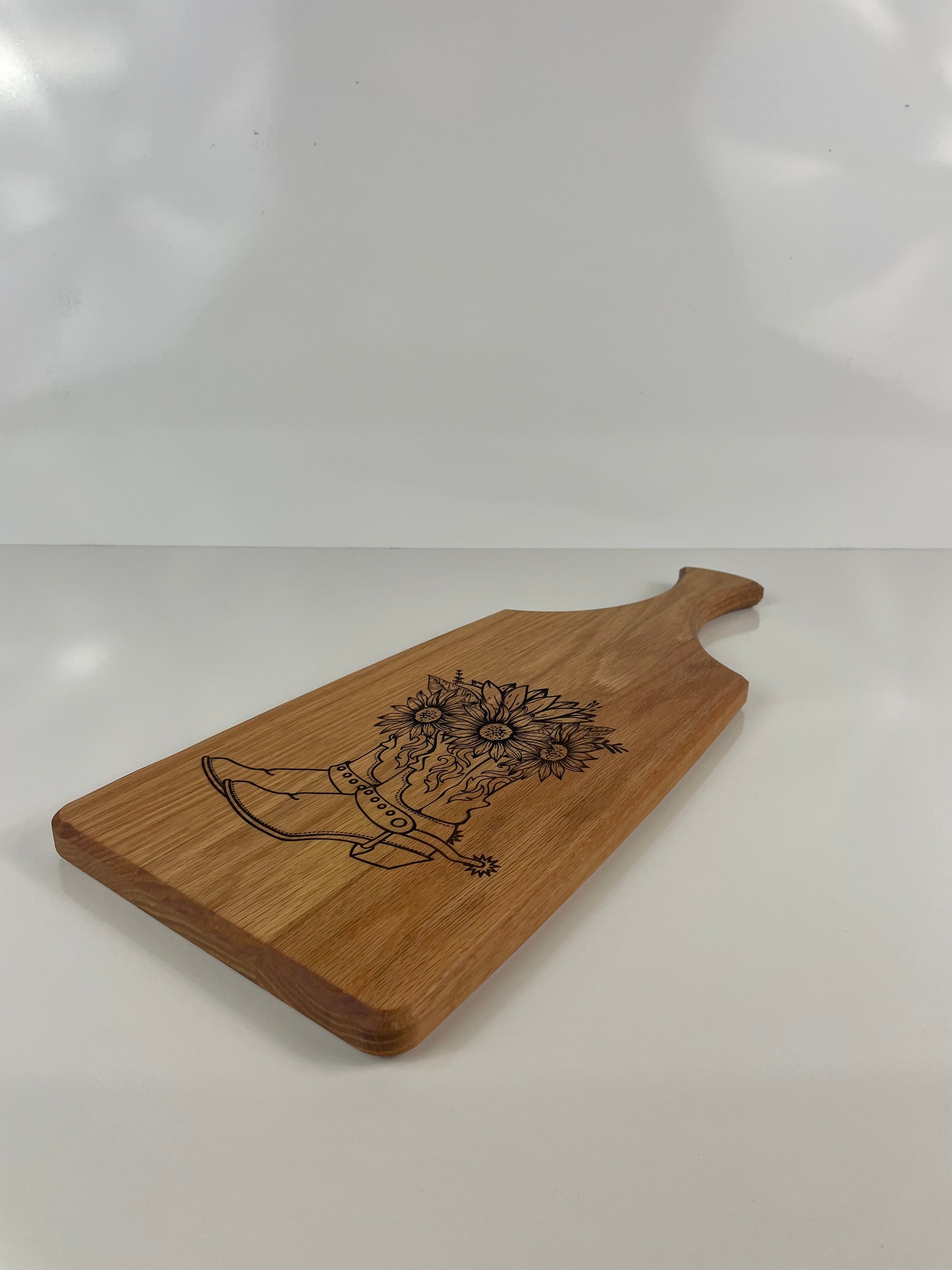 Boot and Flower Decor Board