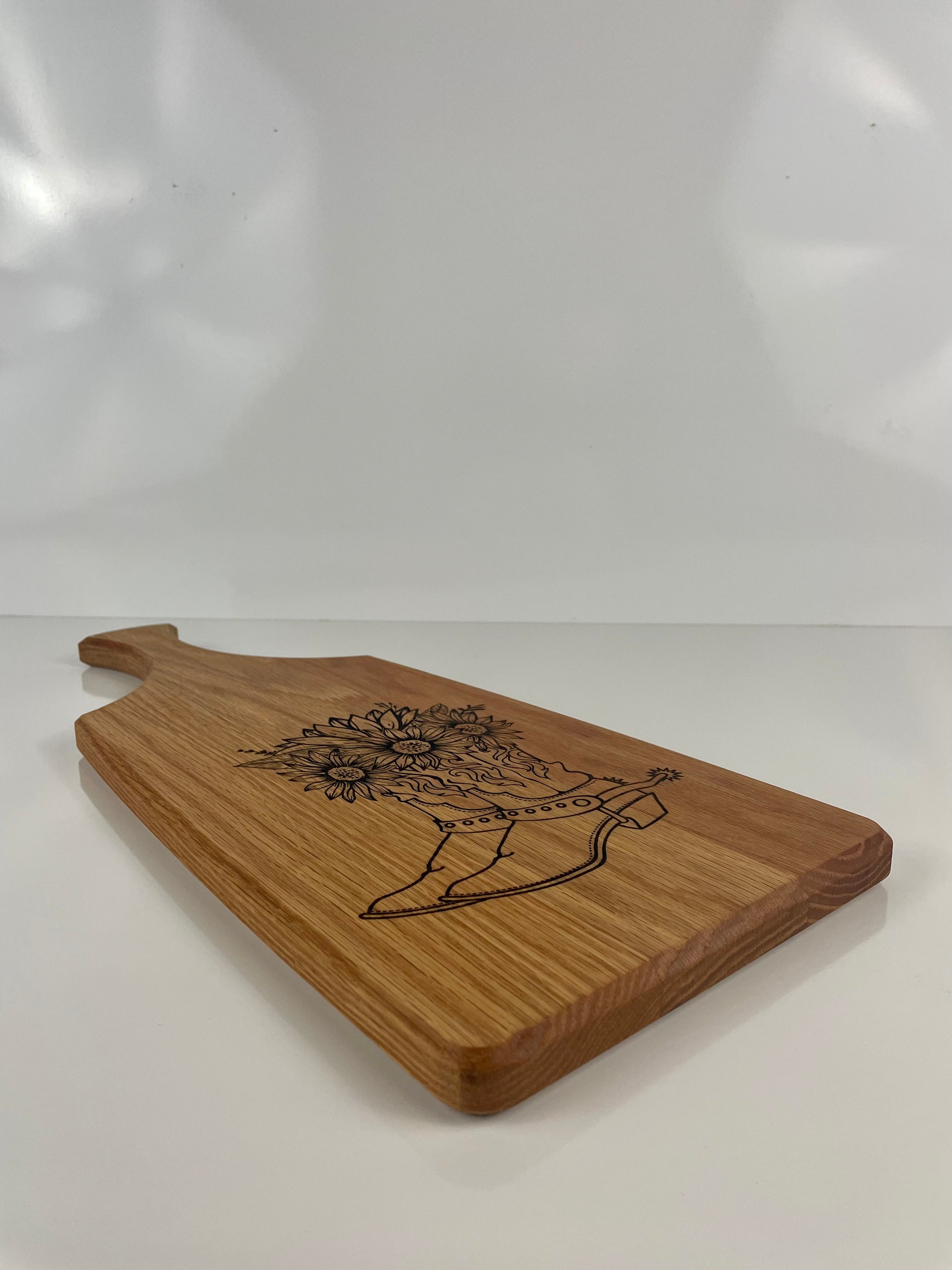 Boot and Flower Decor Board