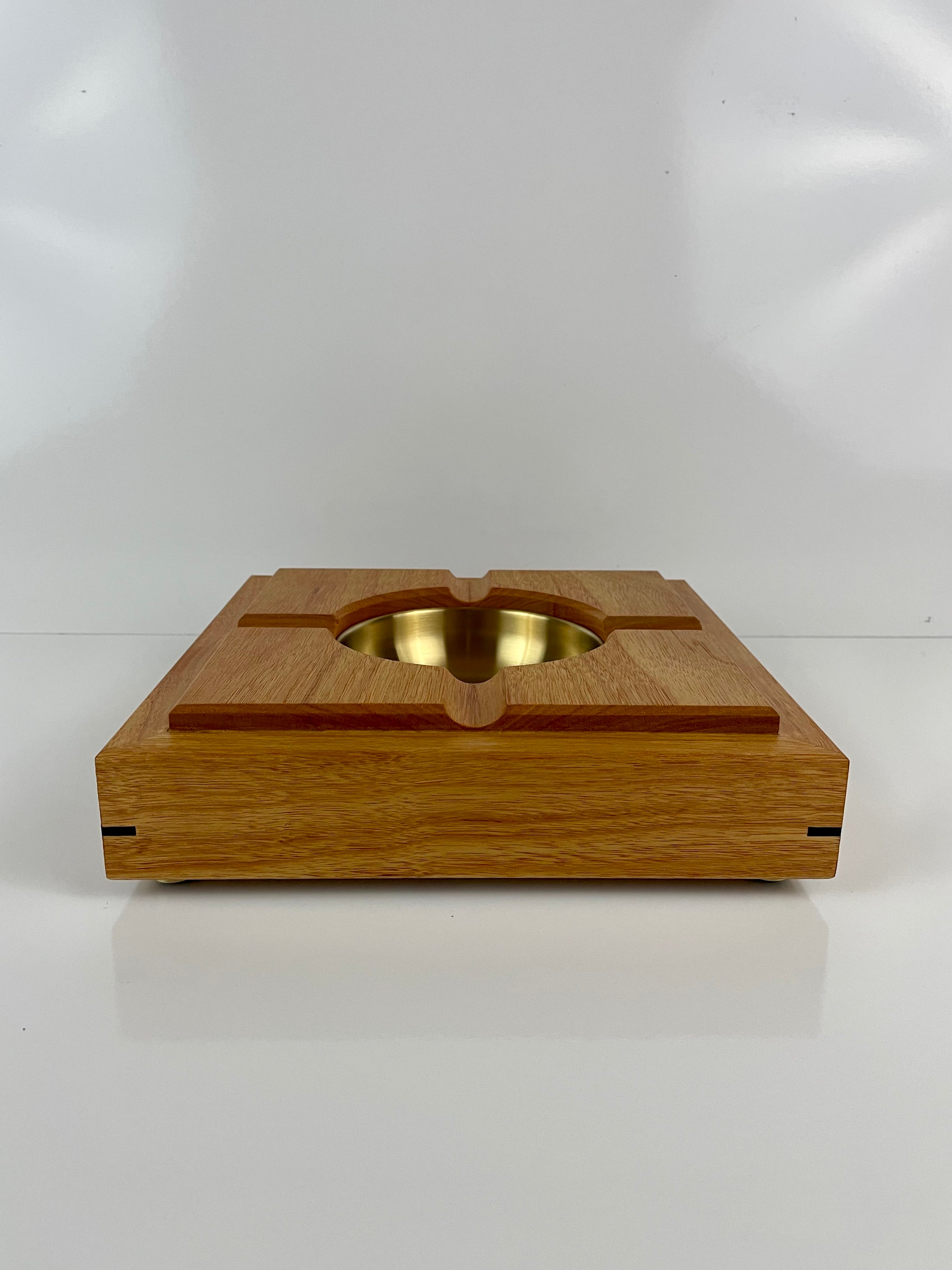 Canary wood and Wenge Ashtray