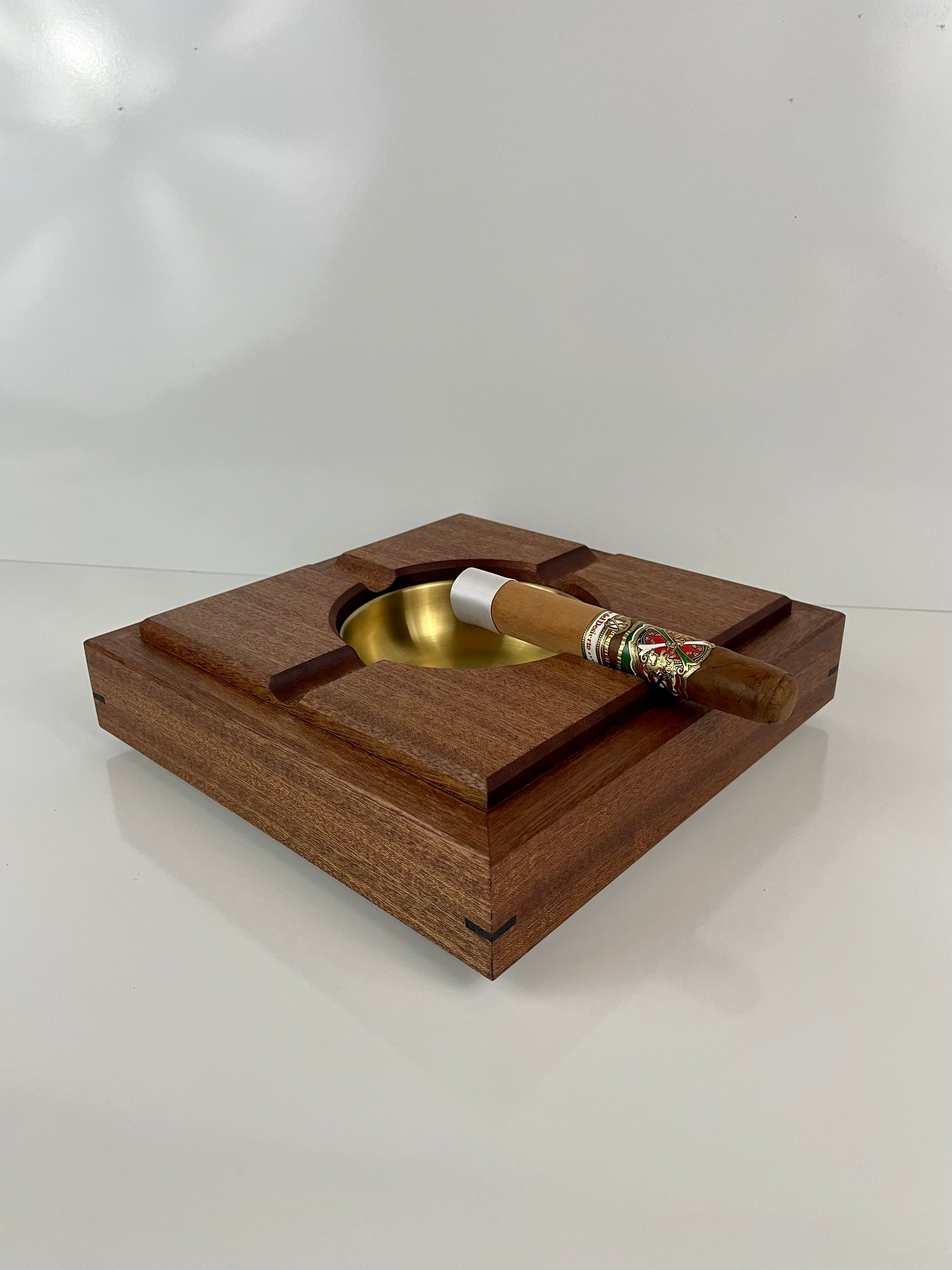 Mahogany and Wenge Ashtray