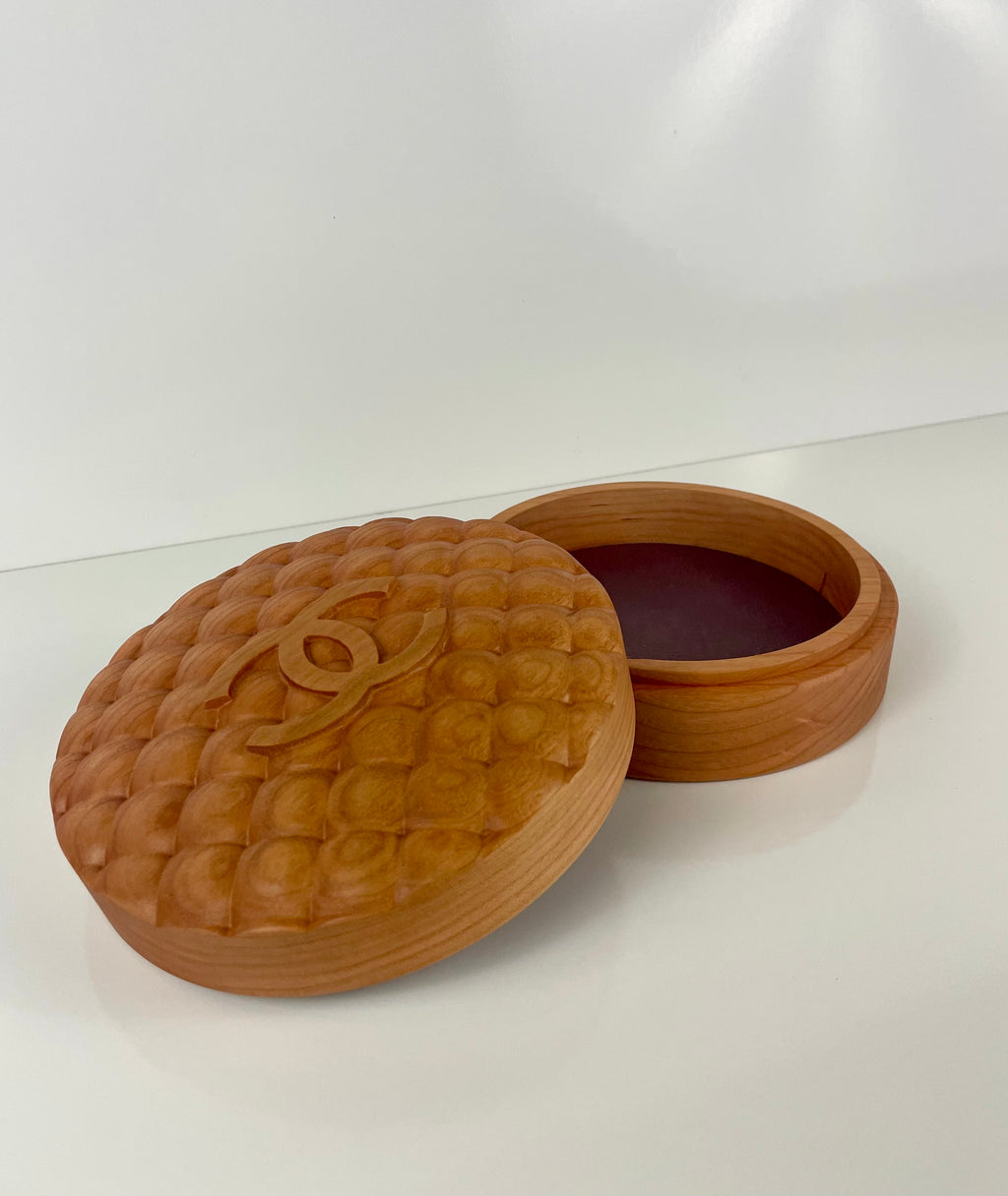 Chanel Jewelry Box (Round Cherry)