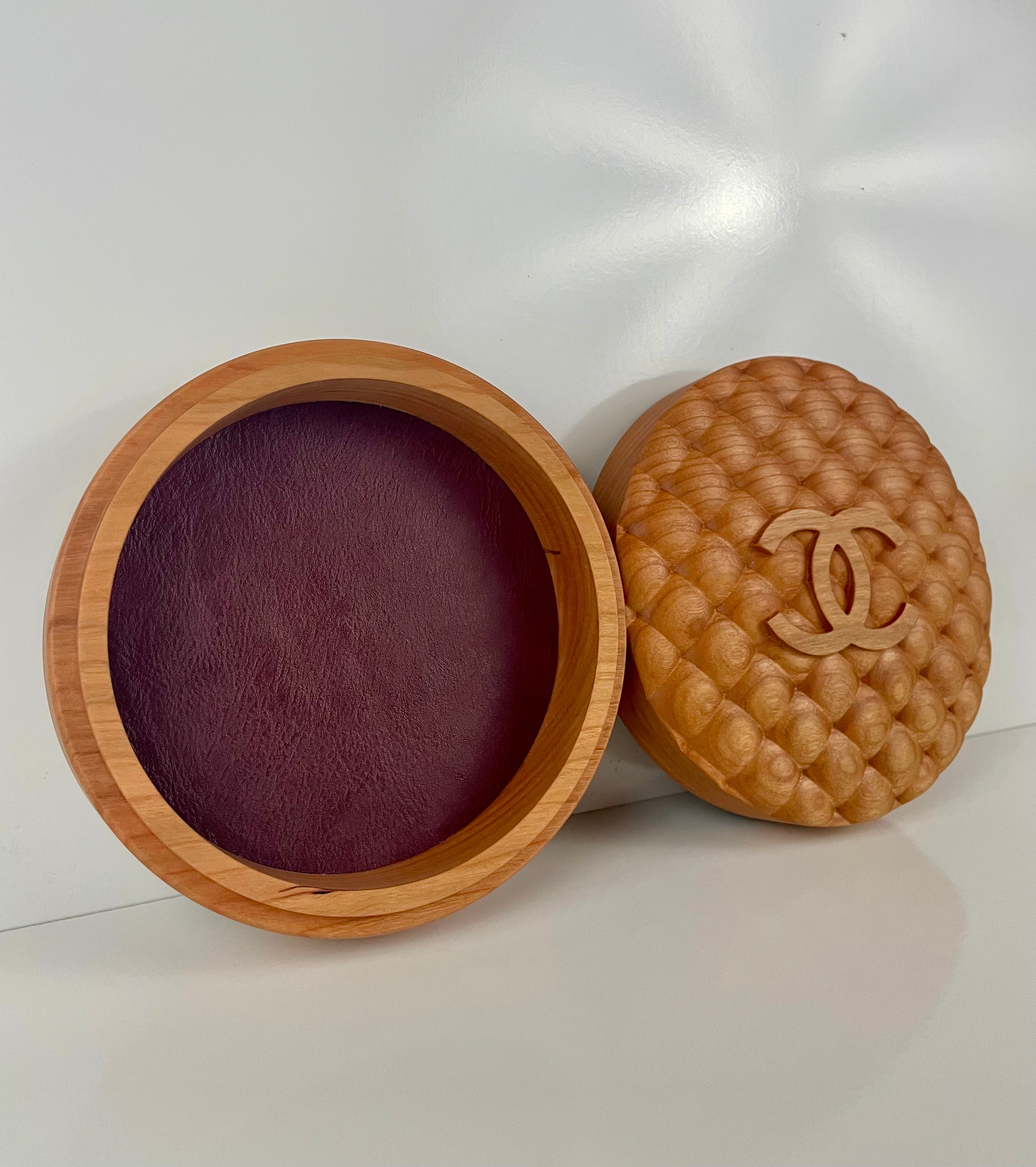 Chanel Jewelry Box (Round Cherry)